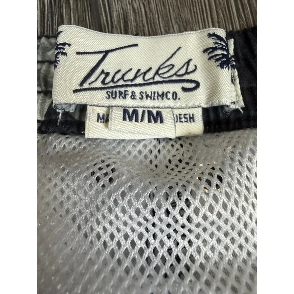 Trunks Surf Swim Co Shark Camo Board Shorts Black Gray Medium Mens Swim Trunks